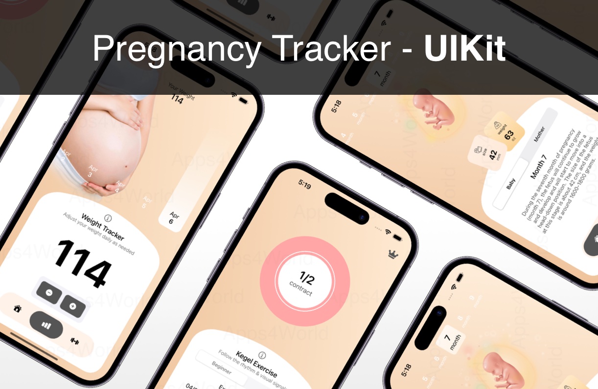 Pregnancy Tracker iOS app template